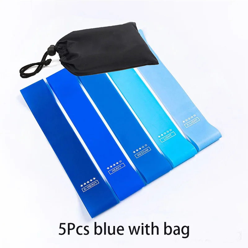 5Pcs blue with bag