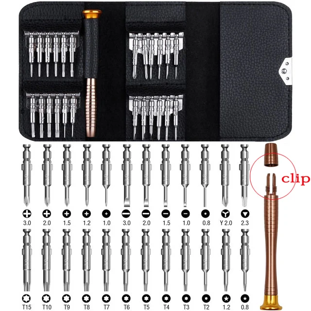 25 in 1 set Clip
