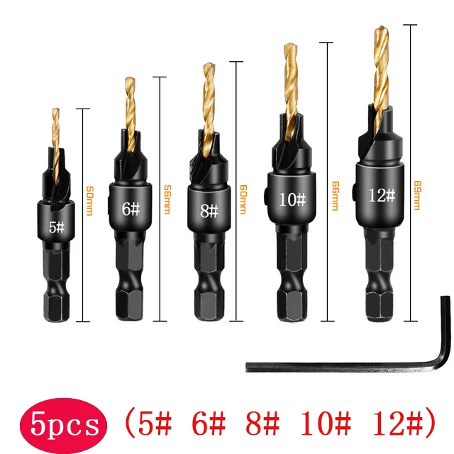 5-12 Gold 5pcs