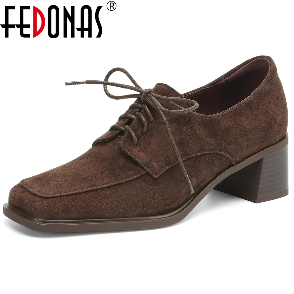 Suede Pumps Women Shoes